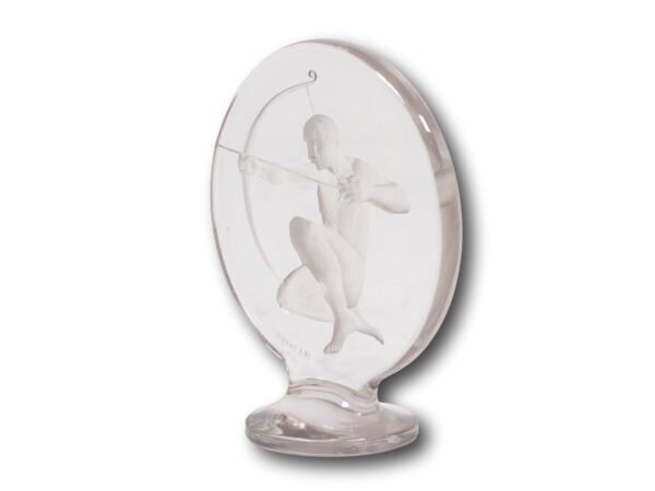 Rear overview of the Original Rene Lalique Archer Car Mascot