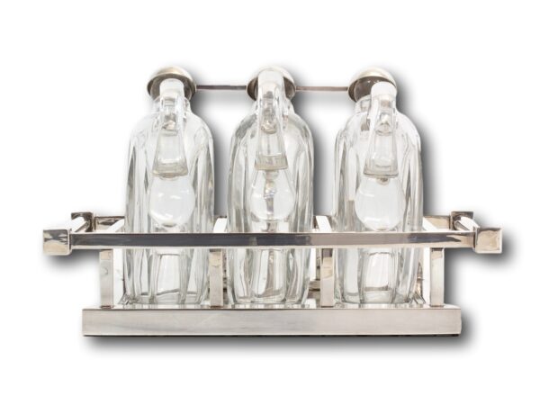 Rear of the Art Deco Tantalus Baccarat Jacques Adnet