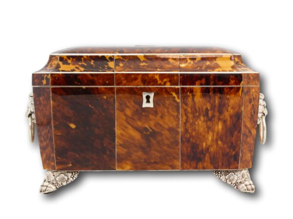 Front of the Blonde Tortoiseshell Tea Chest