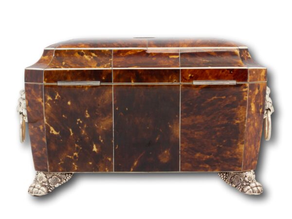 Rear of the Blonde Tortoiseshell Tea Chest