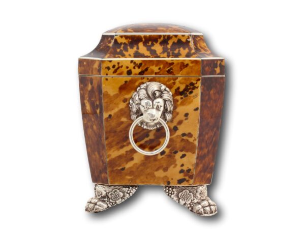 Side of the Blonde Tortoiseshell Tea Chest