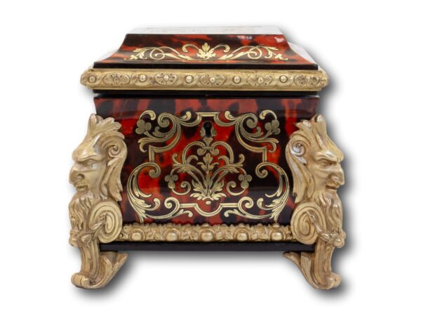 Front of the French Boulle Tea Caddy