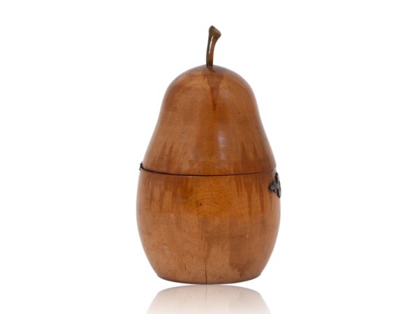 Side of the Continental Pear Fruit Tea Caddy