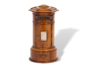 Front of the Country House Oak Letter Box Asprey