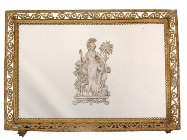 Top of the French Palais Royal Musical Writing Box