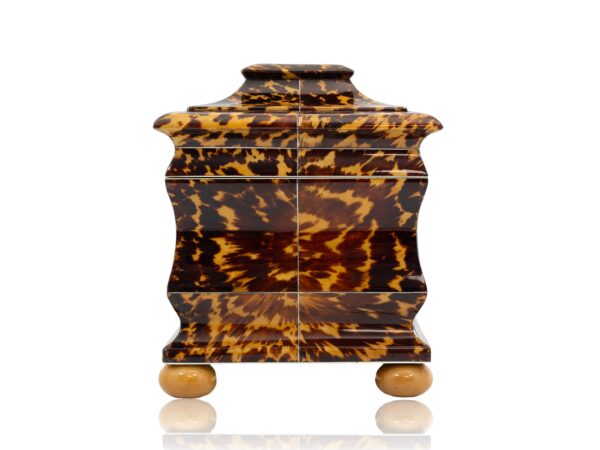 Side of the Blonde Tortoiseshell Tea Chest