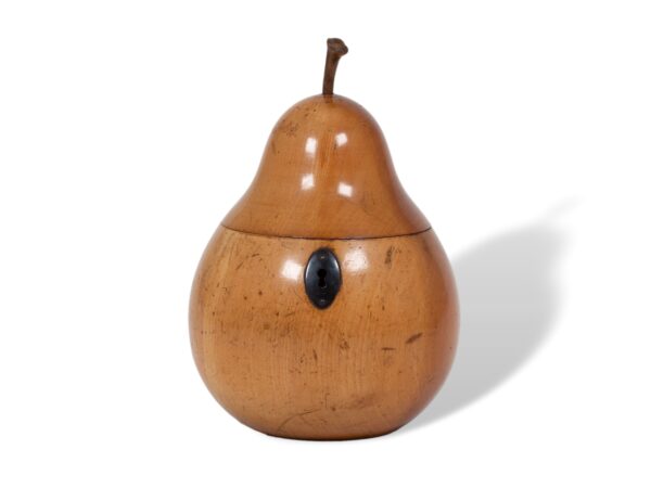 Front of the Continental Novelty Pear Fruit Tea Caddy