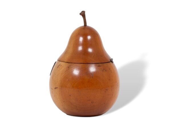 Side of the Continental Novelty Pear Fruit Tea Caddy