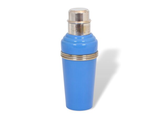 Rear of the Master Incolor Art Deco Blue Cocktail Shaker