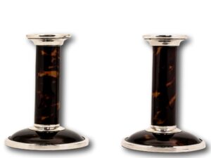 Overview of the Silver and Tortoiseshell Candlesticks Henry Matthews