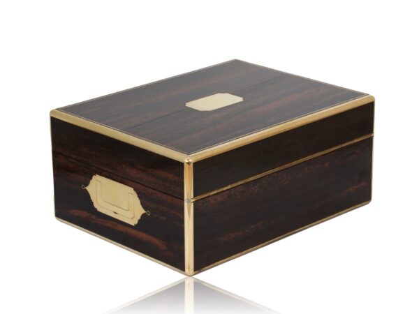 Rear overview of the Coromandel Vanity Box Edwards for Hunt and Roskell