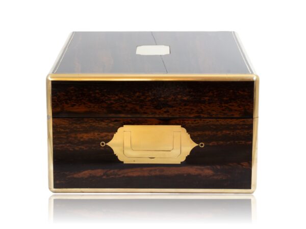 Side of the Coromandel Vanity Box Edwards for Hunt and Roskell