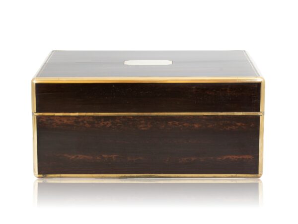 Rear of the Coromandel Vanity Box Edwards for Hunt and Roskell