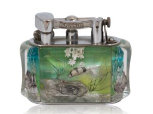 Front of the Dunhill Half Giant Aquarium Table Lighter