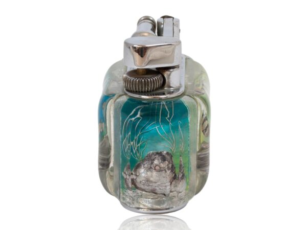 Side of the Dunhill Half Giant Aquarium Table Lighter