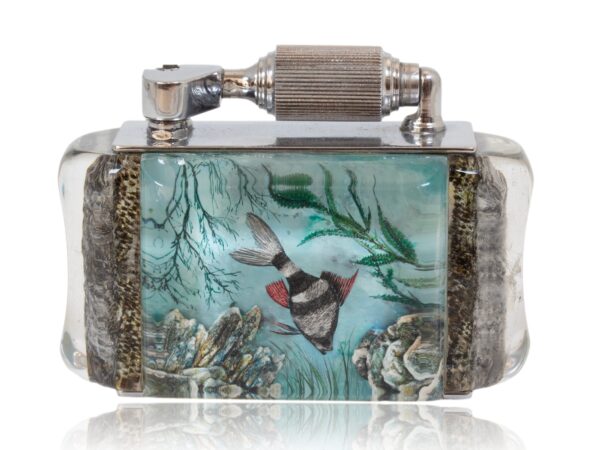Front of the McMurdo Aquarium Table Lighter