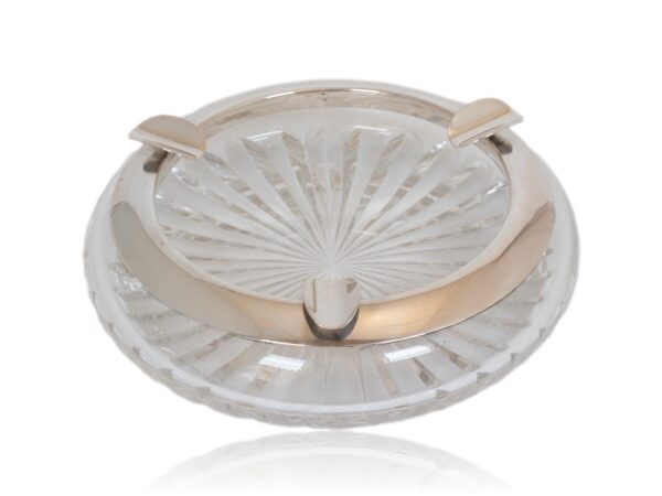 Overview of the Art Deco Silver Mounted Cigar Ash Tray Wilhelm T. Binder