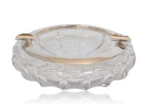 Overview of the Glass Silver Mounted Cigar Ash Tray