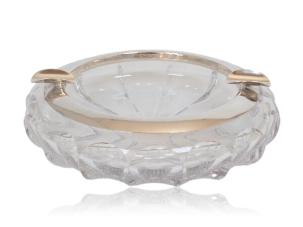 Overview of the Glass Silver Mounted Cigar Ash Tray