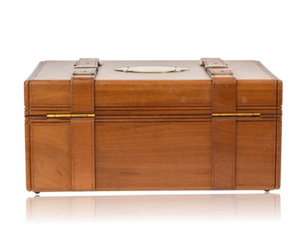 Rear of the French Novelty Suitcase Jewellery Box