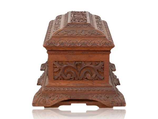 Side of the HMS Trefoil Ship Launching Presentation Casket