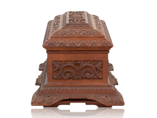 Side of the HMS Trefoil Ship Launching Presentation Casket