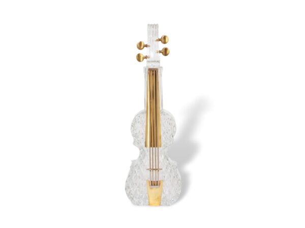 Front of the Novelty Glass Cello Decanter