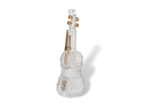 Rear of the Novelty Glass Cello Decanter
