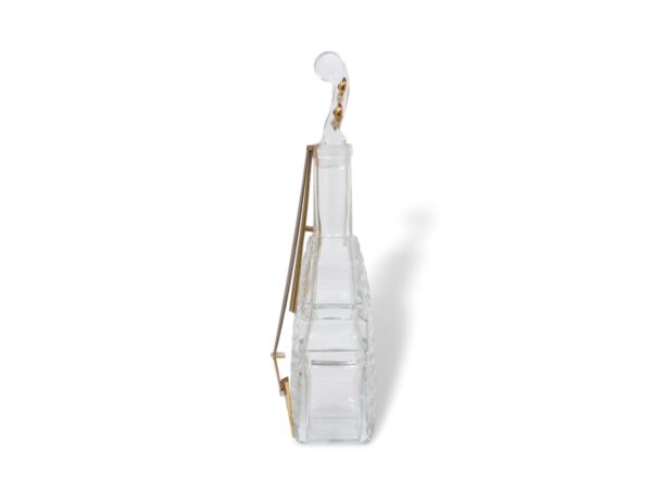 Side of the Novelty Glass Cello Decanter