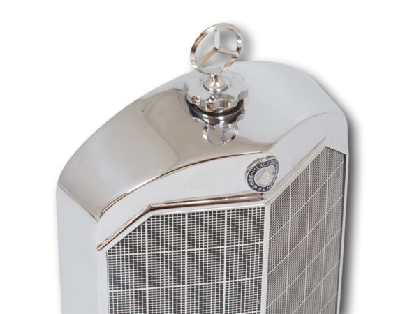 Close up of the top of the Ruddspeed Mercedes Radiator Decanter