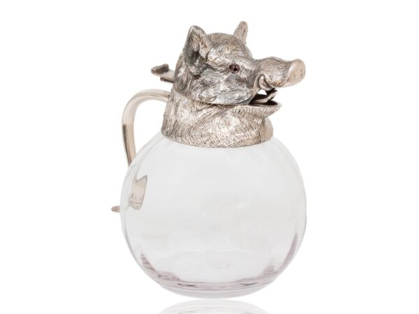 Front overview of the Spanish Boars Head Pitcher Valenti