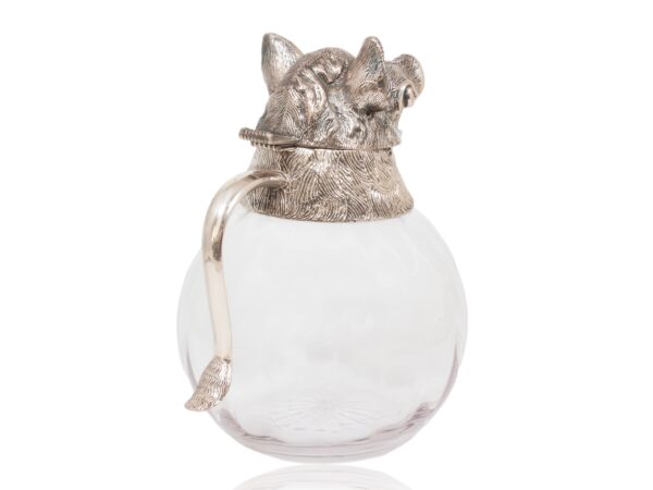 Rear overview of the Spanish Boars Head Pitcher Valenti