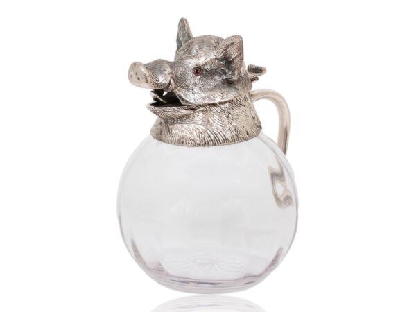 Front overview of the Spanish Boars Head Pitcher Valenti