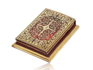 Top overview of the English Boulle Notebook