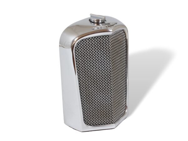Front overview of the Jaguar SS Car Radiator Decanter by Ruddspeed