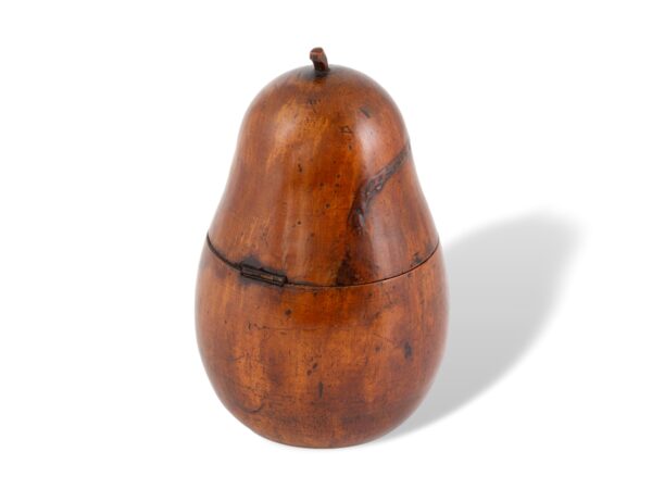 Rear overview of the Continental Novelty Pear Fruit Tea Caddy