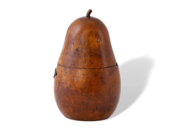 Side of the Continental Novelty Pear Fruit Tea Caddy
