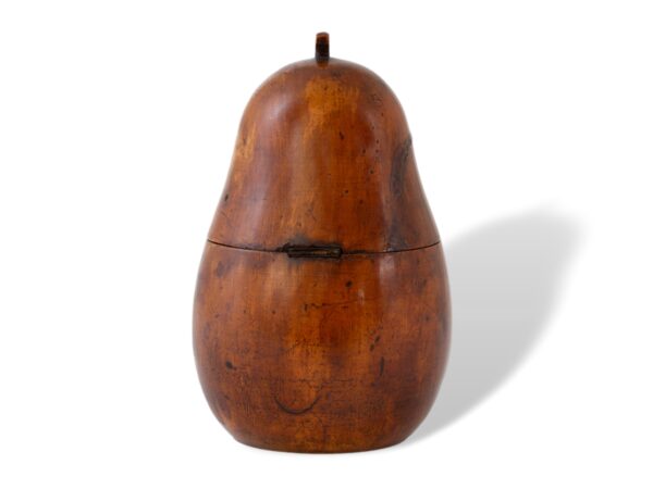Rear of the Continental Novelty Pear Fruit Tea Caddy