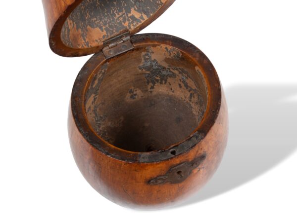 Interior of the Continental Novelty Pear Fruit Tea Caddy