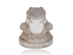 Front of the Rene Lalique Car Mascot Grenouille 1146