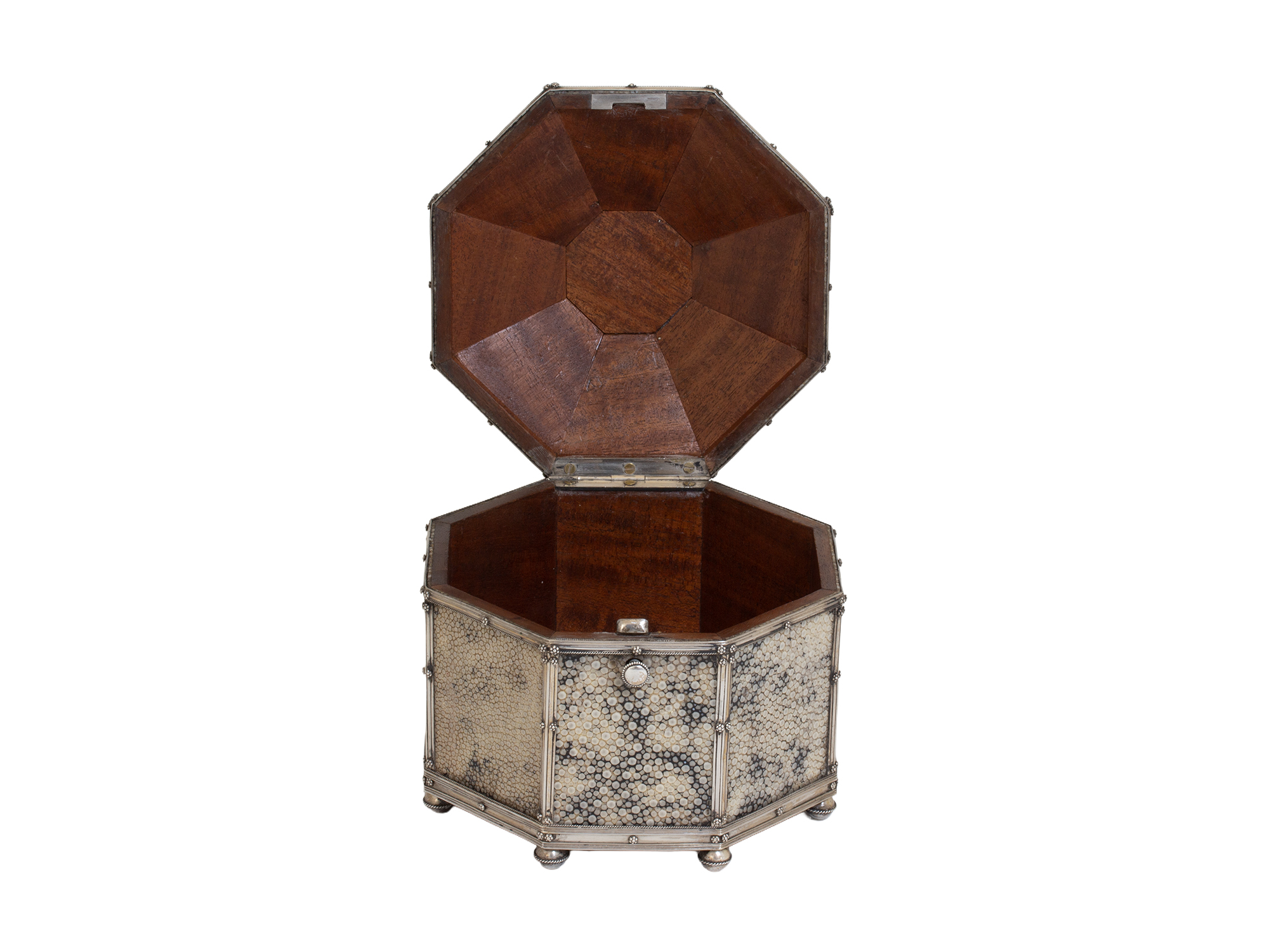 John Paul Cooper Shagreen box view of the interior