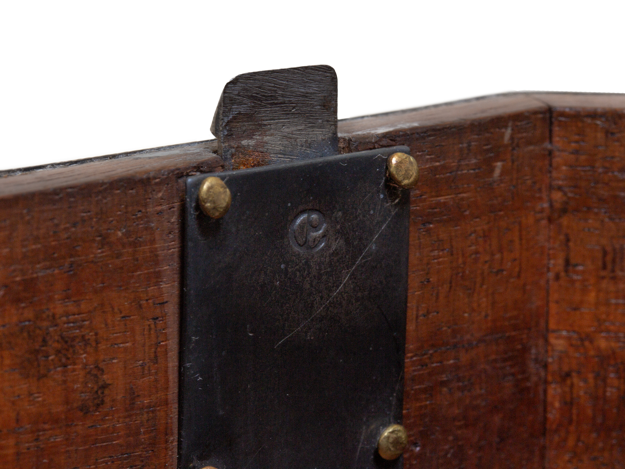 John Paul Cooper Shagreen box close up of the signed monogram